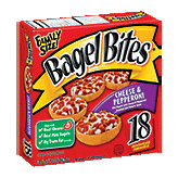 Bagel Bites Mini Bagels Cheese & Pepperoni 18 Ct Left Picture